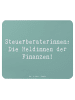 Mr. & Mrs. Panda Mauspad Spruch Steuerberaterin Heldin mit Spruch in Meeresbrise