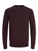 Jack & Jones Pullover BASIC KNIT in Rot