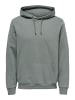 Only&Sons Weicher Kapuzen Pullover Basic Hoodie ONSCERES in Grün-2