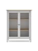 CALICOSY Vitrine MISTI in Weiß - (W) 90  x (H) 110  x (L) 40  cm