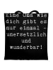 Mr. & Mrs. Panda Umhängetasche Spruch Einzigartige Oma mit Spruch in Schwarz