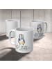 Mr. & Mrs. Panda Kindertasse Pinguin Lolli mit Spruch in Weiß