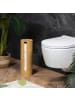 relaxdays Toilettenpapier Aufbewahrung in Natur - (H)42 x Ø14,5 cm