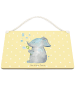 Mr. & Mrs. Panda Deko Schild Elefant Seifenblasen ohne Spruch in Gelb Pastell