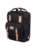 Doughnut Macaroon Reborn 16 - Rucksack 38 cm (camel) in schwarz