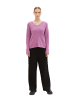 Tom Tailor Pullover in mauvy plum melange