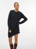 Vero Moda Strickkleid in Dark Grey Melange