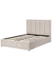 Beliani Doppelbett QUIBERON in Beige - (W) 148 x (H) 104 x (L) 215 cm
