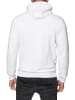Rusty Neal Sweatshirt mit Kapuze und Front Print in Weiß