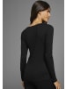 Laura Scott Spitzenshirt in schwarz