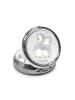 Mr. & Mrs. Panda Tablettenbox Pinguine Kuscheln ohne Spruch in Grau Pastell