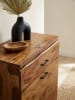 KADIMA DESIGN Kommode 80x120x41,5 cm Massivholz / Metall Flurkommode,