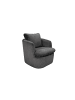 byLiving Sessel Harmony in Grob-Cord dunkelgrau
