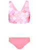 Aquarti Mädchen Sport Bikini Racerback Bustier & Bikinislip in rosa