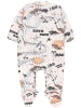 TupTam Baby Jungen Schlafstrampler mit Fuß 3er Pack in beige Modell 2