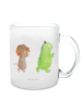 Mr. & Mrs. Panda Teetasse Schildkröte Maus ohne Spruch in Transparent