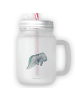 Mr. & Mrs. Panda Trinkglas Mason Jar Seekuh Chillen ohne Spruch in Transparent