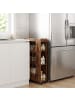 relaxdays Nischenwagen in Dunkelbraun - (B)18 x (H)85 x (T)60 cm