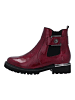 remonte Stiefelette in Rot/Schwarz