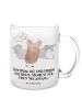 Mr. & Mrs. Panda Kaffeebecher Fledermaus Gespenster mit Spruch in Transparent