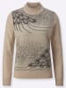 WITT WEIDEN Pullover in sand-gemustert