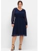 sheego Cocktailkleid in marine