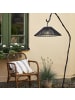 STAR Trading Lampenschirm Vide, Rattan, Schwarz, E27, Außenbereich, ⌀ 58 cm