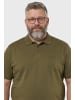 Men Plus Poloshirt in dunkles olive