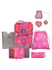 DerDieDas ErgoFlex Tiny Schulranzen-Set 6-teilig in Roses