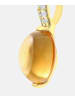 Diamant L'éternel Halskette mit Anhänger aus 375 Gelbgold mit 1.94 Karat Diamant mit Citrin in ...