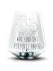Mr. & Mrs. Panda Windlicht Glas Milch Keks mit Spruch in Transparent