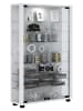 ebuy24 Vitrinenschrank Lumo Weiß 59 x 18 cm