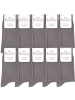 Occulto 10er Pack Businesssocken Inge in Grau