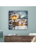 MuchoWow Leinwand Bilder Sandfarben
