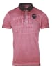 KOROSHI Kurzarm-Polo in pink