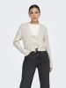 ONLY Strickjacke in Whitecap Gray