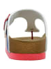 Dogo Lila Zehentrenner Sandalen - Cubic Faces in Mehrfarbig
