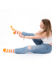 Occulto 3er Pack Tennissocken mit Streifen Momo in Mix2