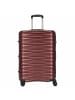 Roncato Wave - 4-Rollen-Trolley M 65 cm erw. in dark red