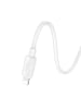 HOCO Schnellladekabel in USB-C kompatibel mit iPhone 20W 1m Ladekabel 2,4A in Weiß