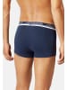 UNCOVER BY SCHIESSER Retro Short / Pant Basic in Blau / schwarz