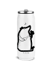 Mr. & Mrs. Panda Trinkflasche Bär Lied ohne Spruch in Weiß