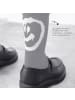 von Jungfeld Tennissocken Smiley in Grau