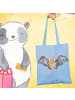 Mr. & Mrs. Panda ToteBag Fledermaus Flügel ohne Spruch in Sky Blue