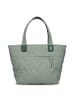 Zwei Cleo Shopper Tasche 42 cm in eucalyptus new
