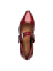 Marco Tozzi Ballerina in DK.RED PAT.