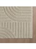 KADIMA DESIGN Teppich Hochflor Skandi-Boho Muster Polypropylen Wohnzimmer in Beige