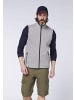 Gardena Fleece-Weste in Grau