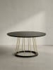KADIMA DESIGN Couchtisch Rund 80x80x42 cm Gold Sofatisch Metall Modern,