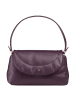 DuDu Melville Schultertasche Leder 31 cm in deep purple